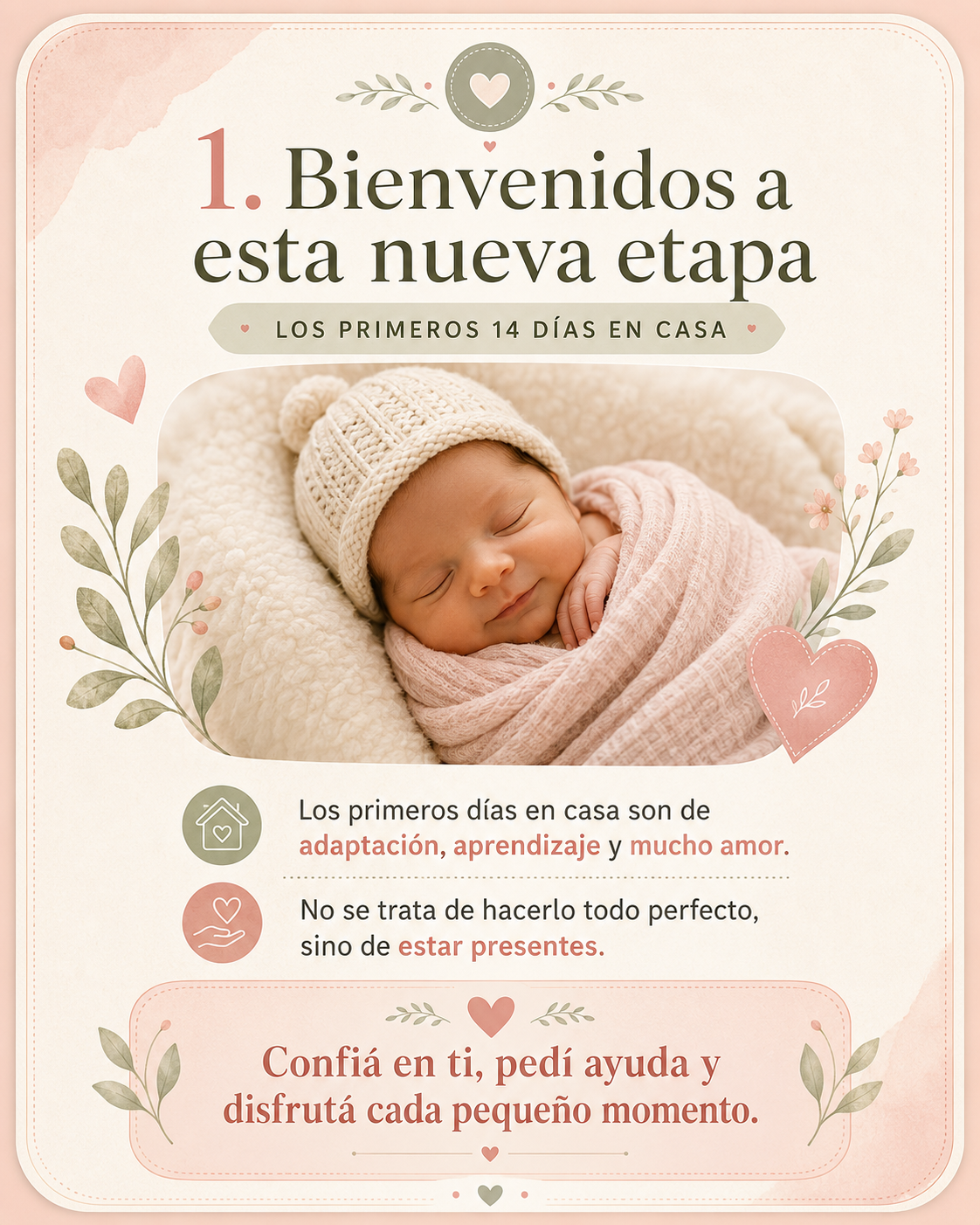 Portada de Recién Nacido en Casa: Guía Premium para los Primeros 14 Días